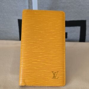 Louis Vuitton Mustard Yellow Epi Leather Wallet